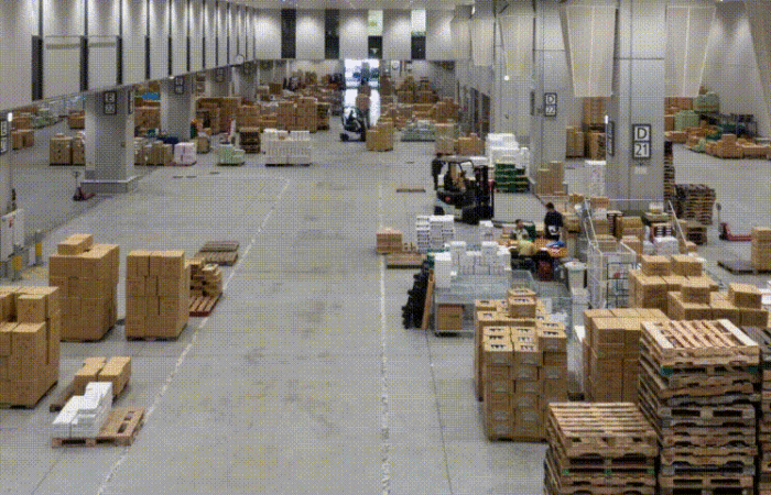 A Gif of a Wholesale Taser Distributors Warehouse