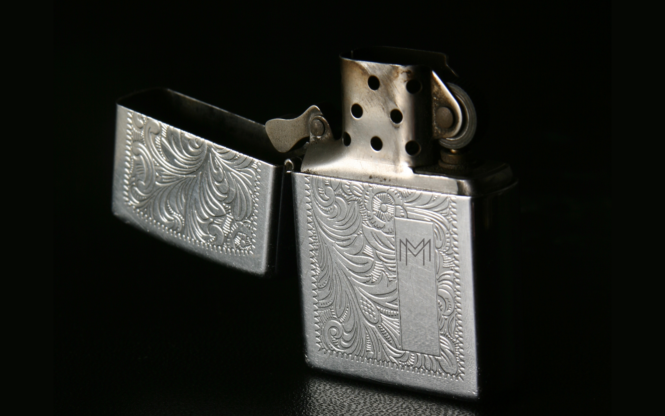 An image of engraved lighters