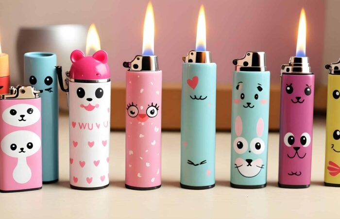 set of cute lighters