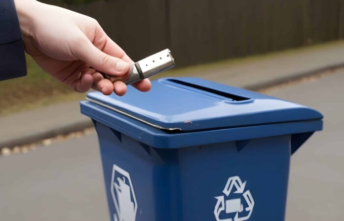 how to dispose of lighters to a bin